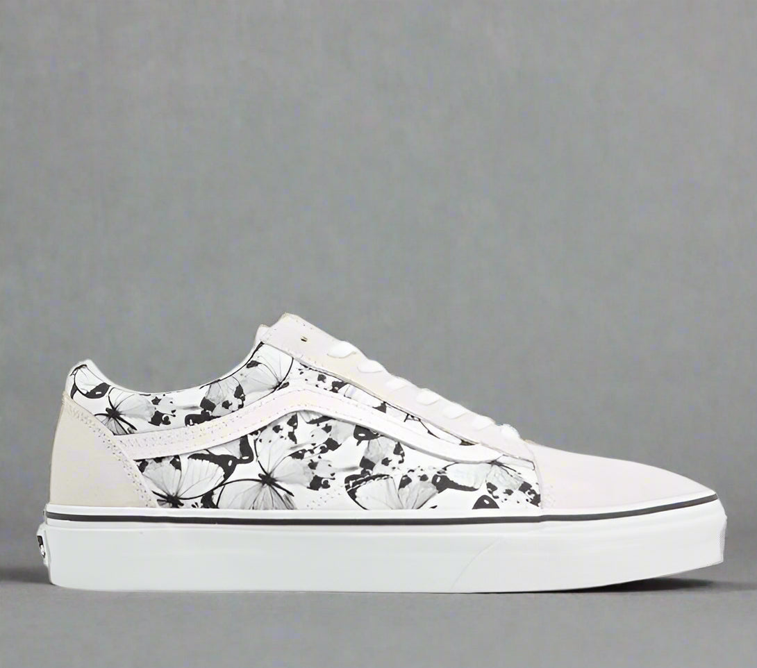 VANS | OLD SKOOL (BUTTERFLY) TRUE WHITE | BLACK