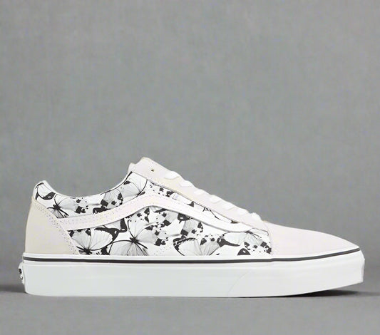 VANS | OLD SKOOL (BUTTERFLY) TRUE WHITE | BLACK